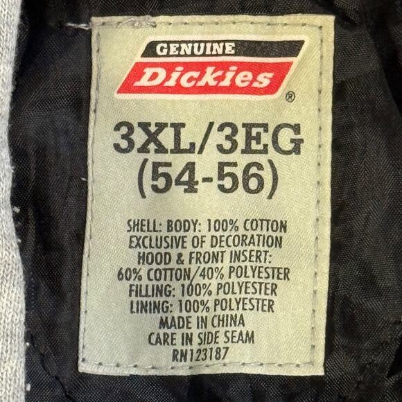 Vintage Dickies Jacket Chore Barn Coat Canvas Quilted Work Jacket Gray Size 3XL - Picture 3 of 11